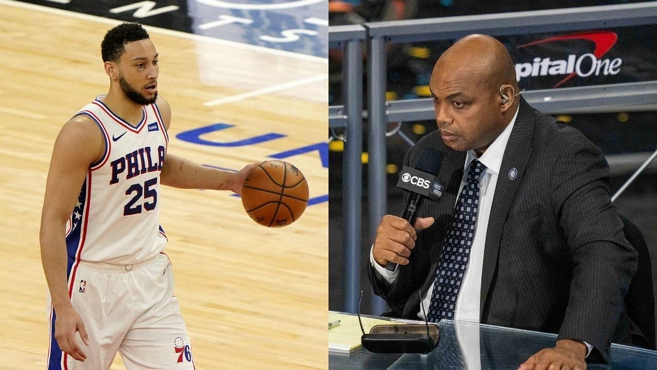 "They started off the season begging him to come back, so they have massaged him Shaq": Charles Barkley on Ben Simmons agreeing to meet a specialist assigned by the 76ers