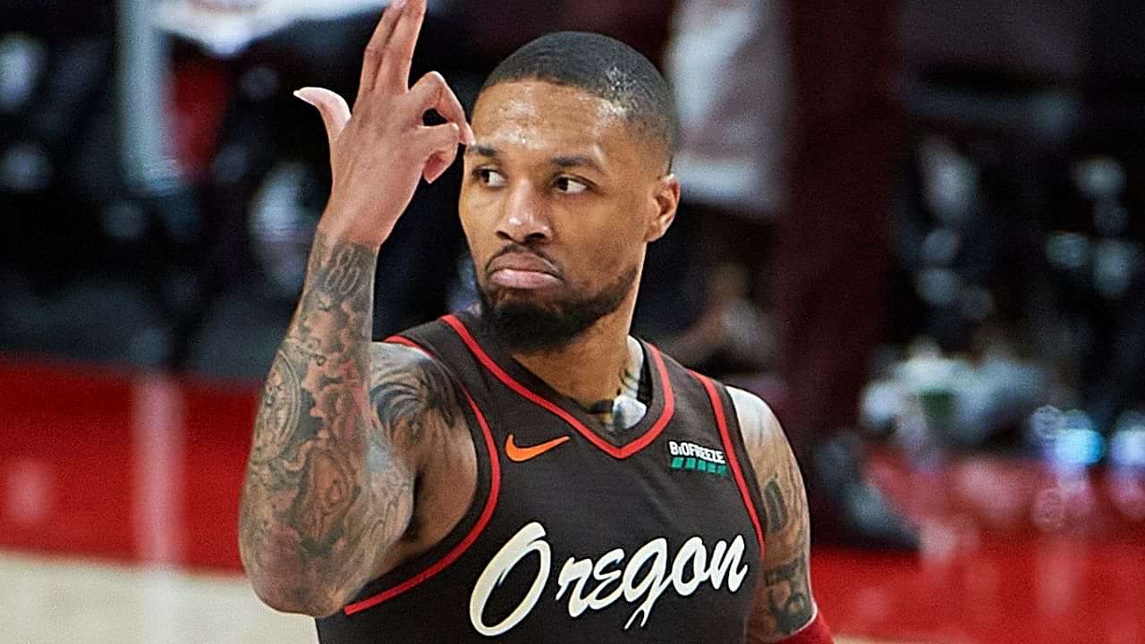 That Caption Some Heat: Damian Lillard Dishes Love To Shai