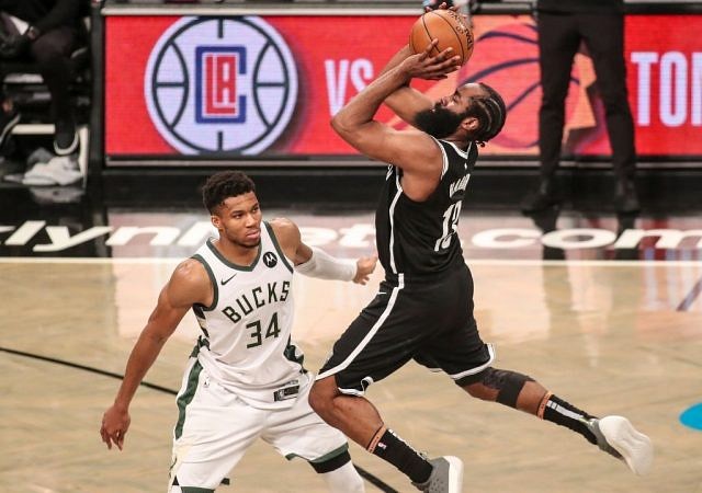 "James Harden getting ready to carry the team knowing Kevin Durant and Kyrie Irving not getting the vaccine!": NBA Twitter reacts as Nets star adds to his bag to help the Nets win