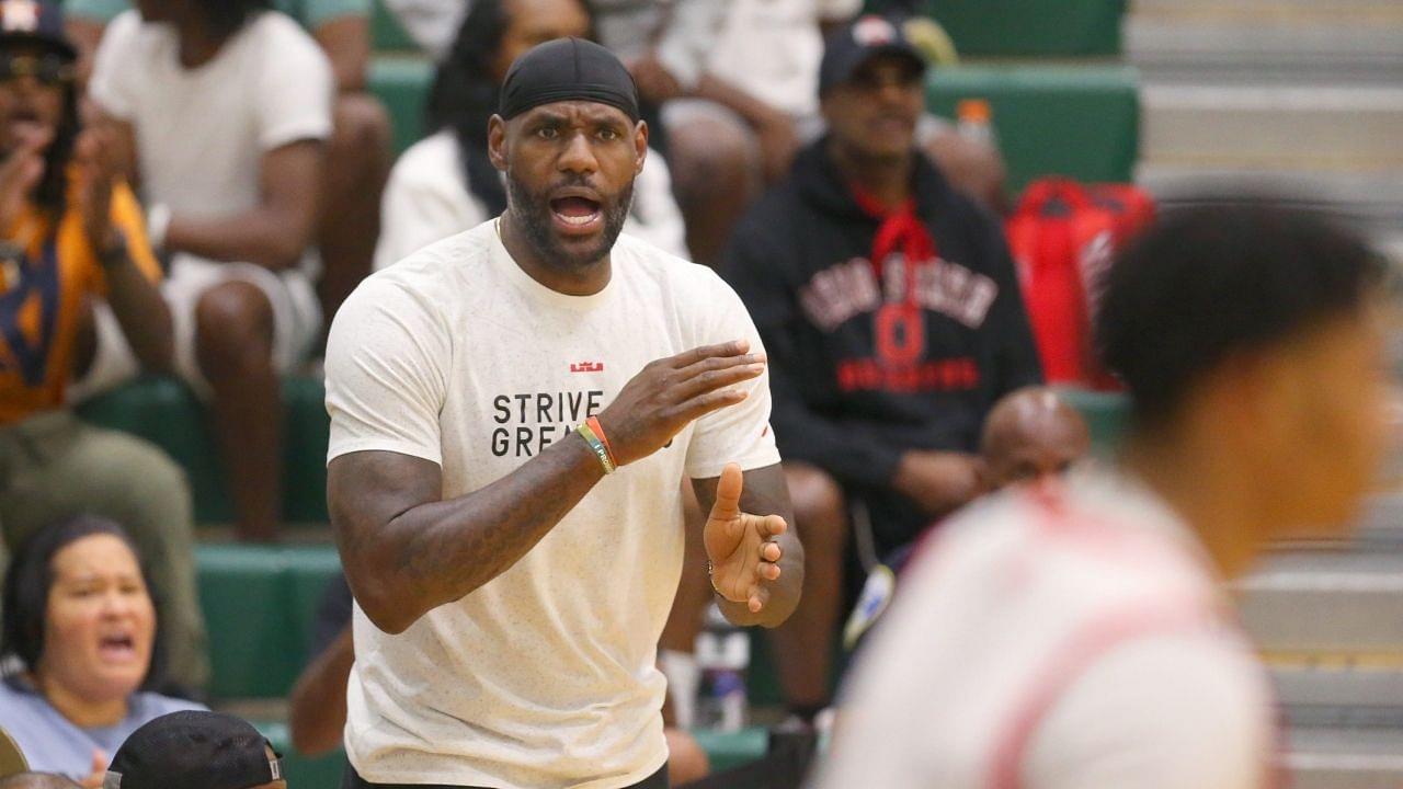 "Didn’t LeBron James post the same cringe workout video in 2017?!": Lakers superstar shows his insane level of motivation by posting a deja vu inducing clip on social media