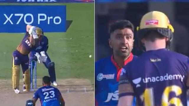 Ashwin sendoff Morgan: Ravi Ashwin dismisses Eoin Morgan for a duck after arguing with him in first innings