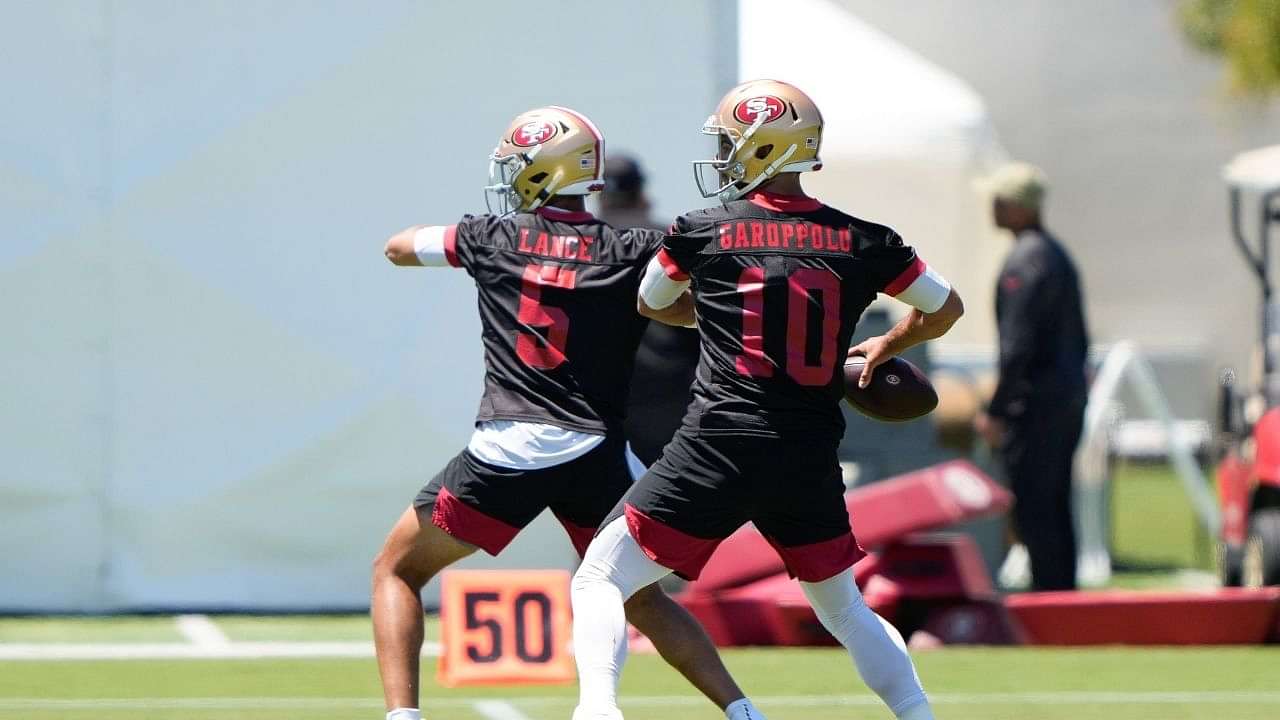 49ers doubting Trey Lance and favoring Jimmy Garoppolo?