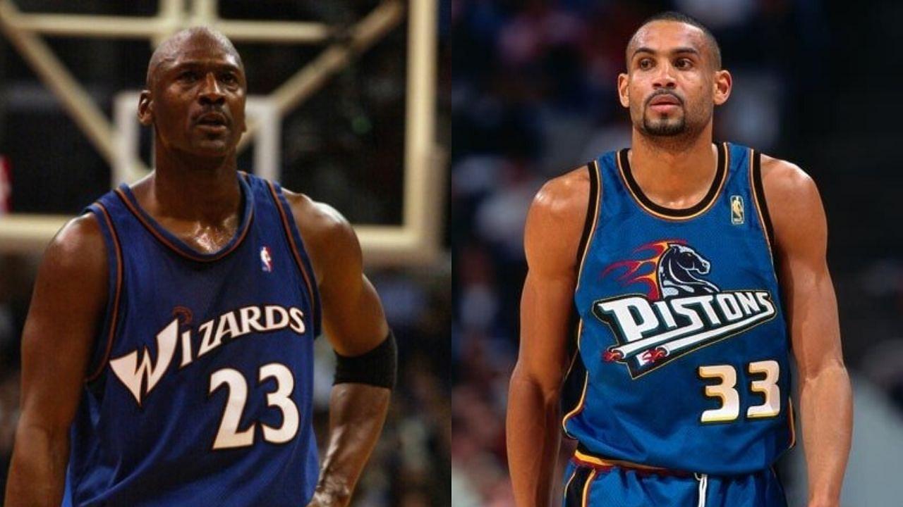 “Could not guard a 40 year old Michael Jordan so I went to the locker room”: When Grant Hill had the Wizards superstar score 20 on him in the first quarter, leading him to quit the game
