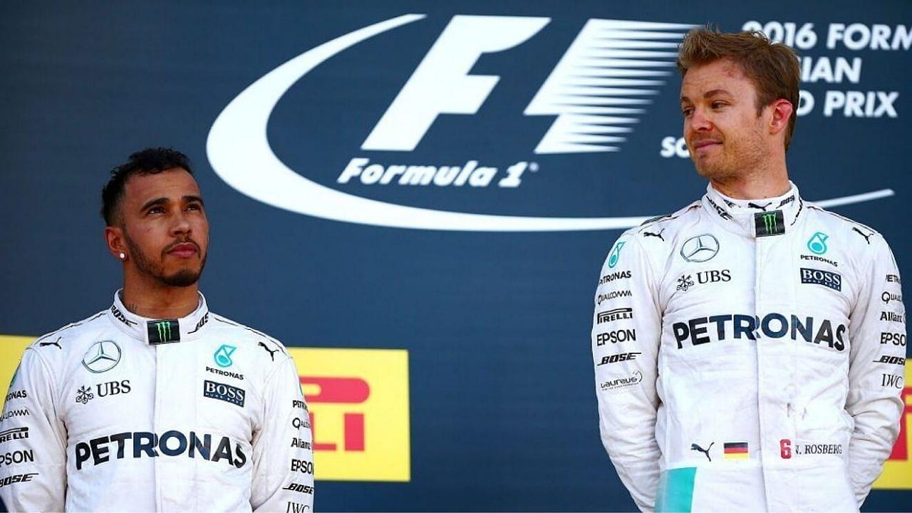 "what about me?"– Nico Rosberg's almost reply to Lewis Hamilton's farewell post to Valtteri Bottas calling him 'best teammate ever'