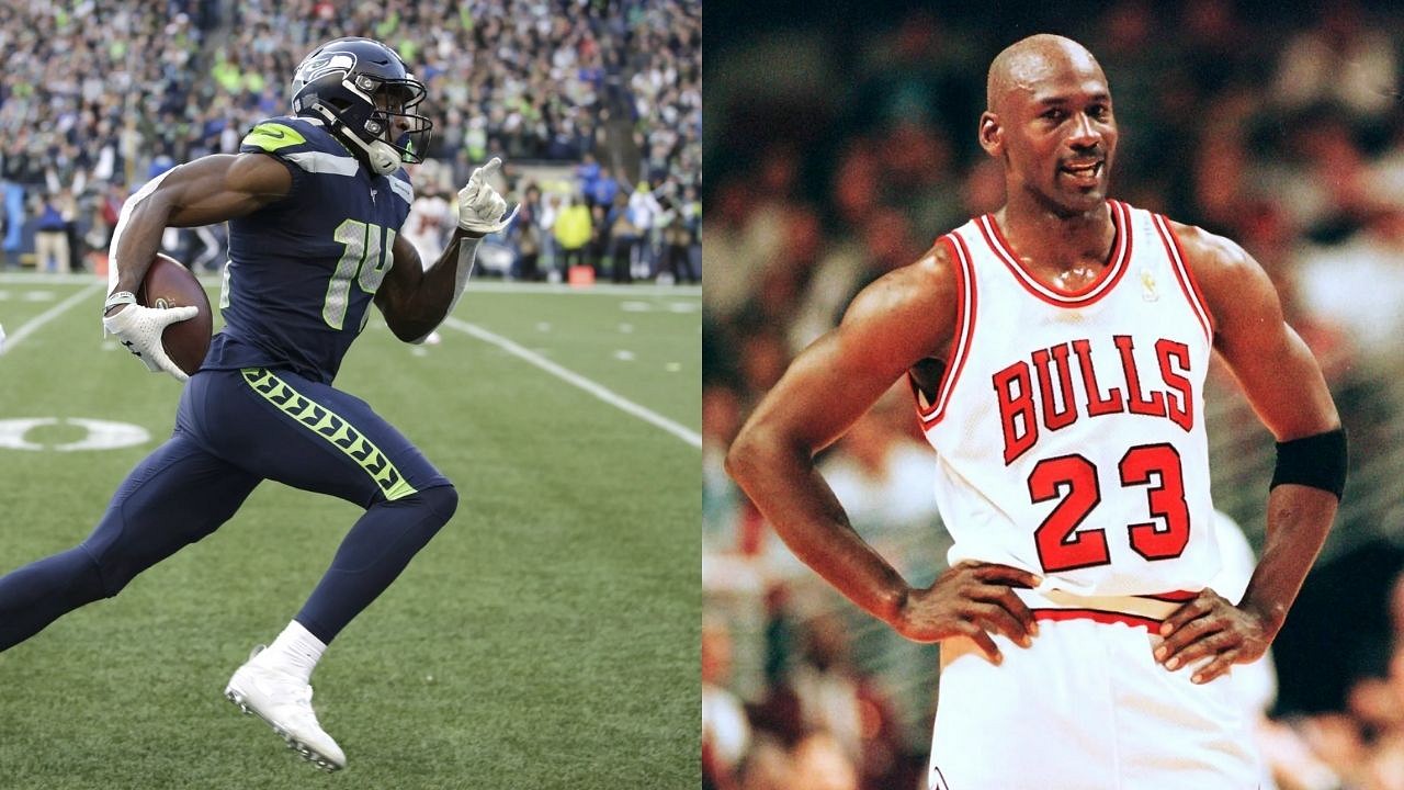 GQ Sports on X: #Seahawks WR DK Metcalf (@dkm14) channeled classic MJ for  his first fit of the season 🐐  / X