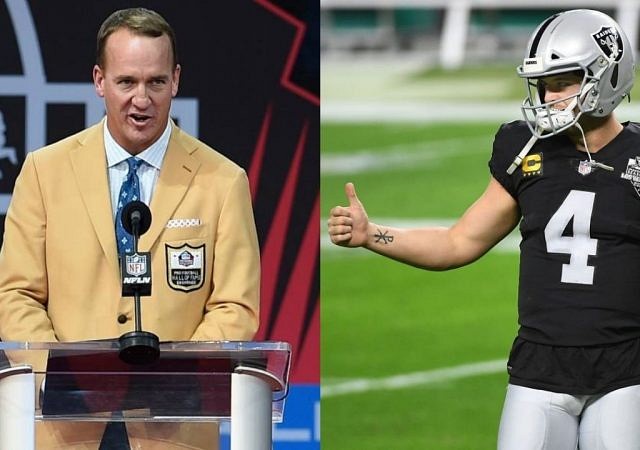 "Quiet Down Raiders Fans, Drink Your Beer, and Let Derek Carr Play QB": Peyton Manning Puts the Blame On Las Vegas Raiders Fans at Allegiant Stadium For Early Fumble