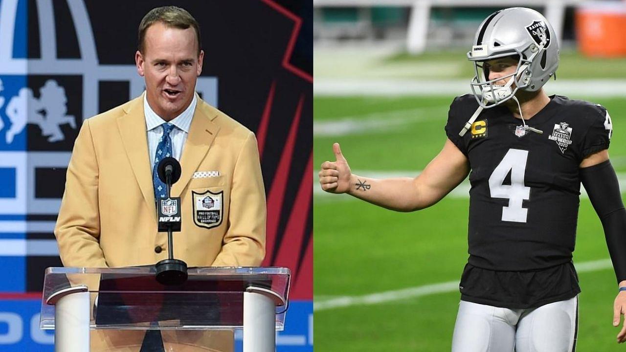 "Quiet Down Raiders Fans, Drink Your Beer, and Let Derek Carr Play QB": Peyton Manning Puts the Blame On Las Vegas Raiders Fans at Allegiant Stadium For Early Fumble