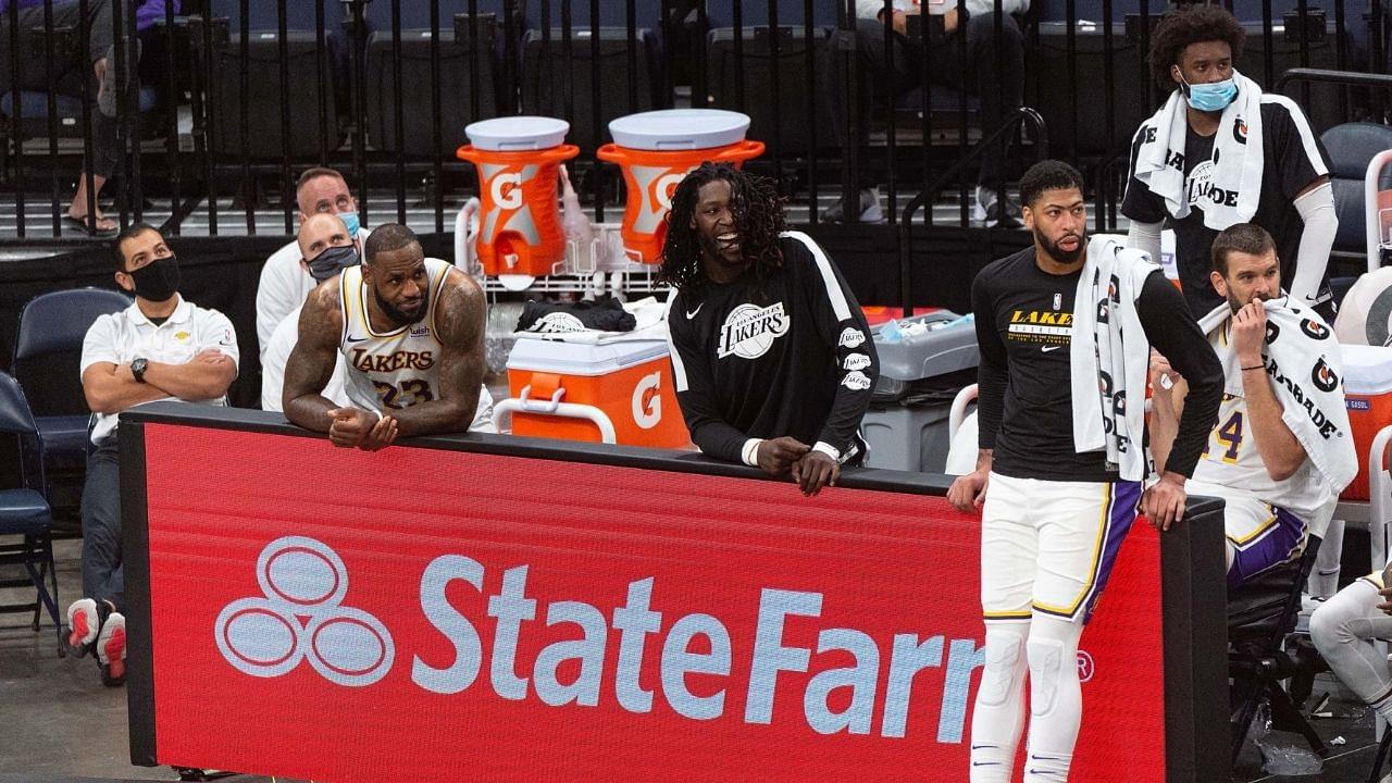 "Anthony Davis doesn't love me like that": Montrezl Harrell fuels rumors of rift within Lakers' ranks last season with answer regarding his absence from AD's wedding
