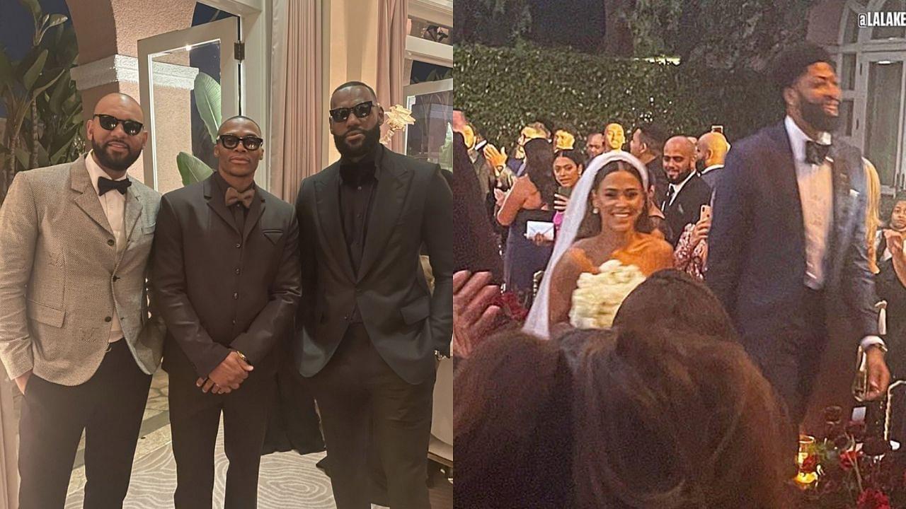 "Does Anthony Davis not trust LeBron James to hold on to a ring when it counts?!": NBA Twitter erupts as AD doesn't pick King James as the Best-Man for his Wedding