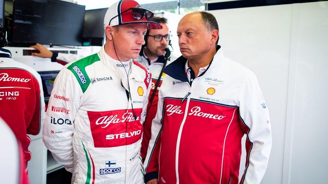 "Let him calm down" - Fred Vasseur admits Alfa Romeo interest in keeping Kimi Raikkonen as team advisor