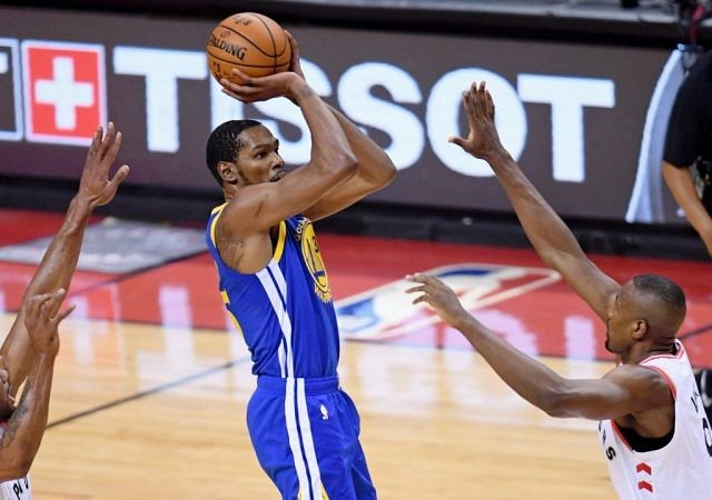 "I was like Sub-Zero!": Kevin Durant and Serge Ibaka engage in hilarious back-and-forth about whether Warriors could've come back from 3-1 down vs Raptors in 2019 NBA Finals