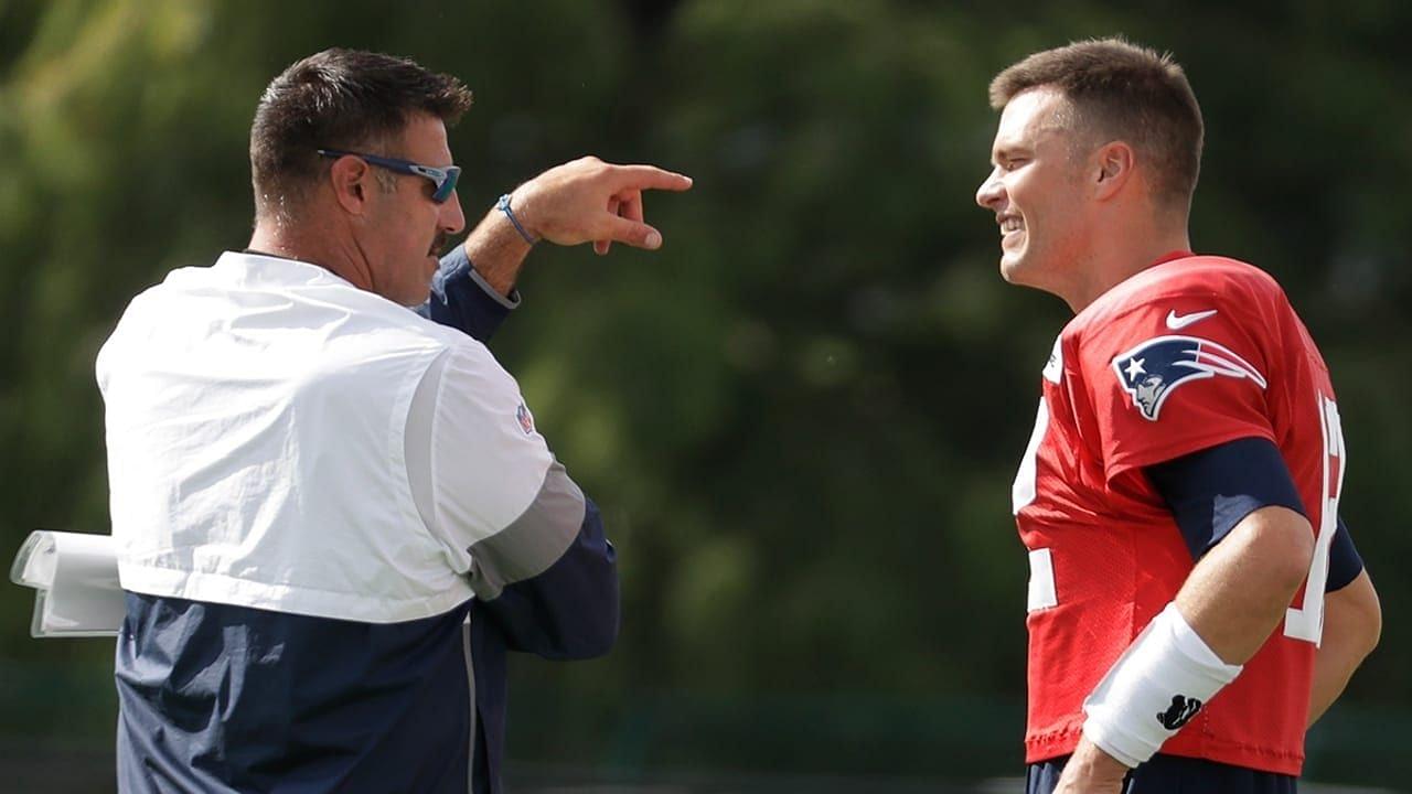"Mike Vrabel is an a--hole, he's fat and out of shape": Tom Brady hilariously roasts Titans HC ahead of 2021 NFL season