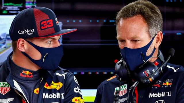 "He's the challenger"– Christian Horner rubbishes Lewis Hamilton's Max Verstappen under pressure claim