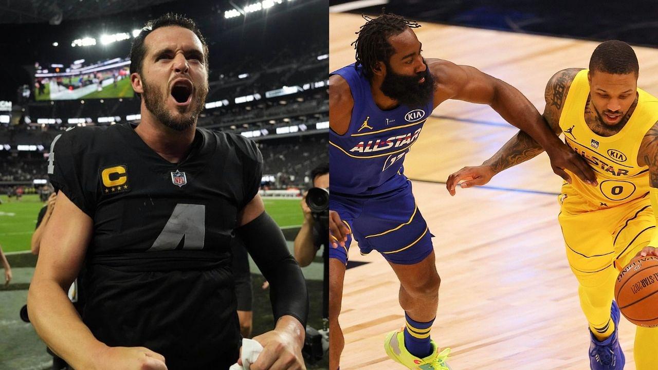 "Damian Lillard! James Harden!": Derek Carr Turns to NBA Superstars to Continue Football Tradition Of Using Celebrities' Names As Audibles