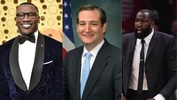 "If Ted Cruz stands with you, you should sit down!": NBA Analysts Shannon Sharpe and Kendrick Perkins react to the Texas Senator supporting Kyrie Irving and the other unvaccinated players