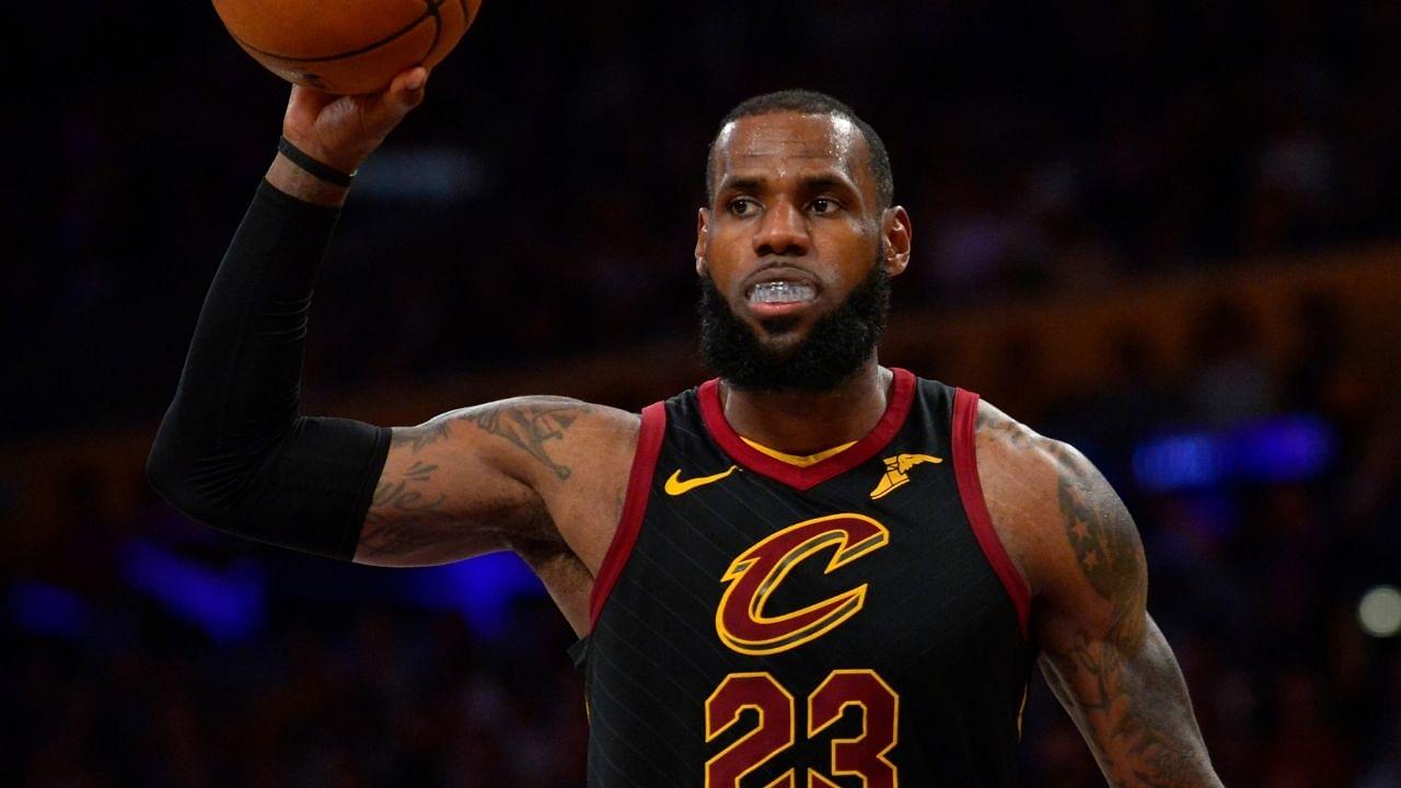 “LeBron James really faked the whole team out and found his center”: NBA Twitter went crazy when the Cavs superstar displayed his high IQ and passed the ball for an easy dunk