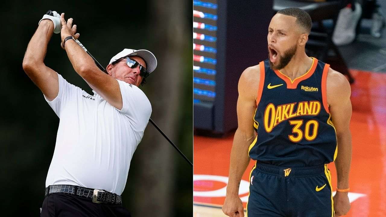 Stephen Curry on Michael Jordan, NBA Return & Attempts Golf Trick Shot 