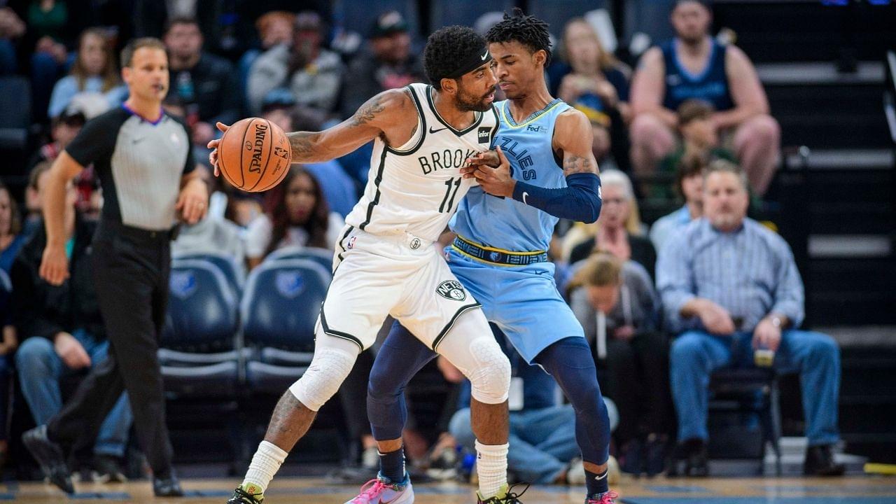 “I feel like I'm top 5 among NBA point guards”: Ja Morant leaves Kyrie Irving out of his top 5 PG rankings, puts himself in above Nets star