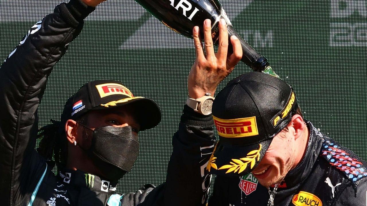 "Is he complaining about something or what?"– Max Verstappen makes hilarious comment while inquiring about Lewis Hamilton's sudden surge in deficit