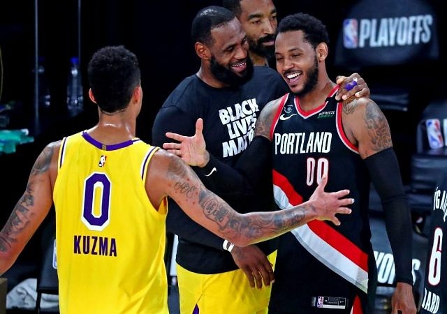 "Hey King James we cool?": Carmelo Anthony resolves a young kid's doubts over his friendship with the 4x NBA champion