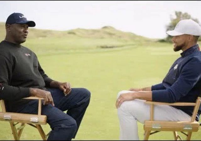"Have to respect losing because losing's a part of winning": Michael Jordan drops major knowledge on Stephen Curry while attending the Ryder Cup