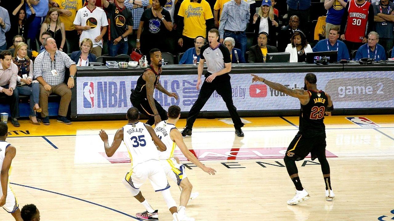 “I think that JR Smith fumble was a weed situation”: Erik Griffin discusses on Joe Rogan’s podcast how the then-Cavs guard might’ve been high on weed during the faux pass during Game 1 of the 2018 NBA Finals