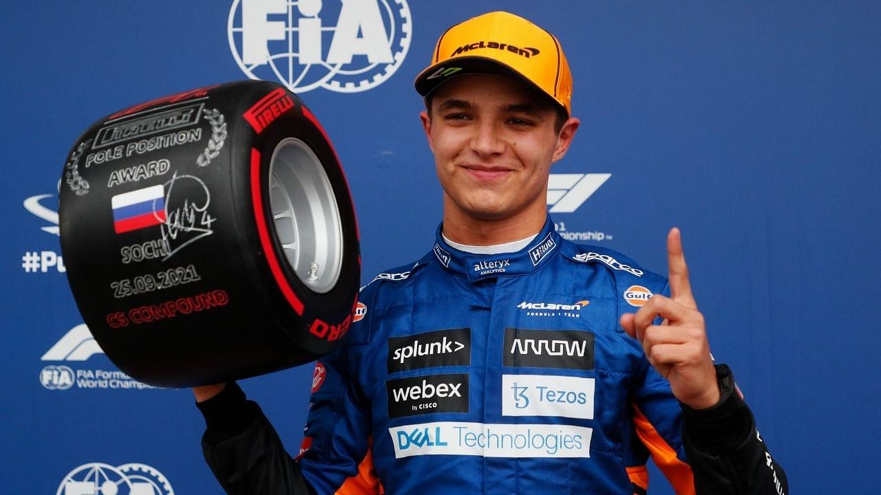 "I wasn't very confident"– Lando Norris after wining pole position in Russian Grand Prix qualifying