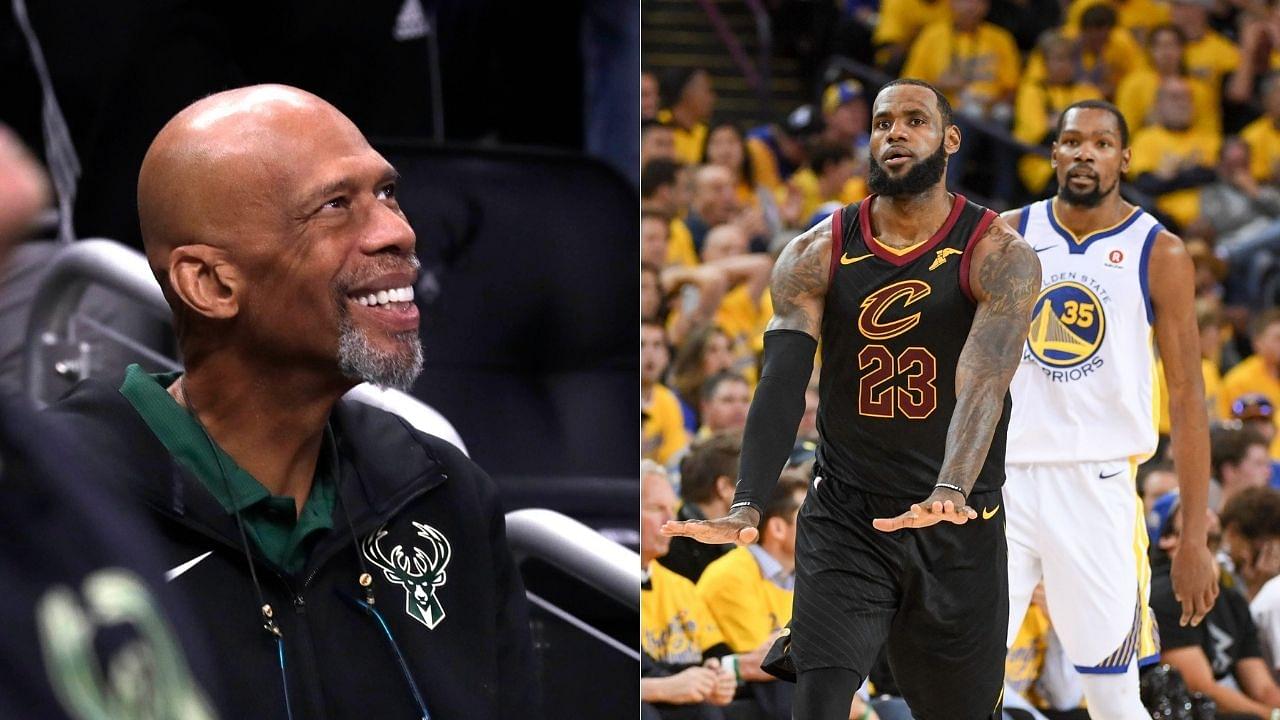 "Come here Kevin Durant, I just wanna ask you a question!": Kareem Abdul-Jabbar shares hilarious LeBron James meme as Lakers legend advertises his new blog on sport stories