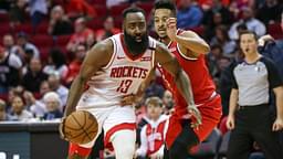 “James Harden is arguably the best two guard in the league in pick-and-rolls”: CJ McCollum explains how The Beard is a “deadly iso player” while breaking down his game