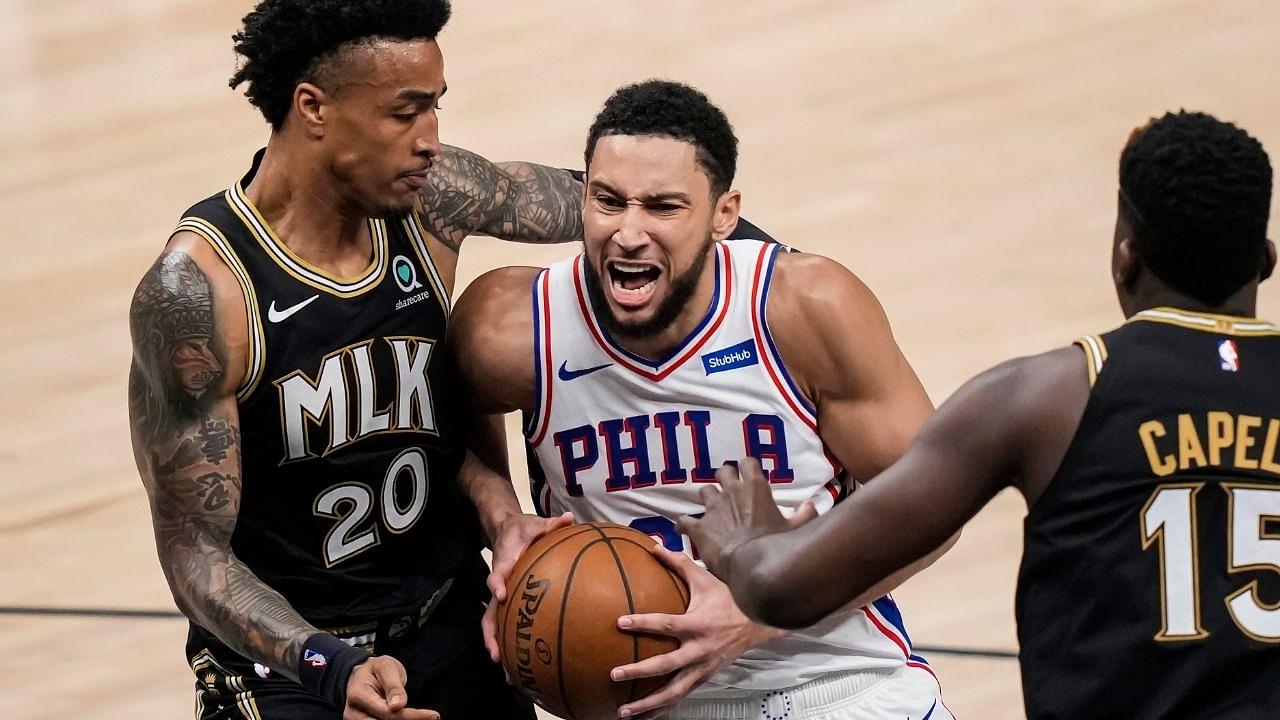 "Ben Simmons desperately trying to go to Lakers or Warriors!": NBA Twitter explodes after the 76ers star posts a controversial picture on his IG story