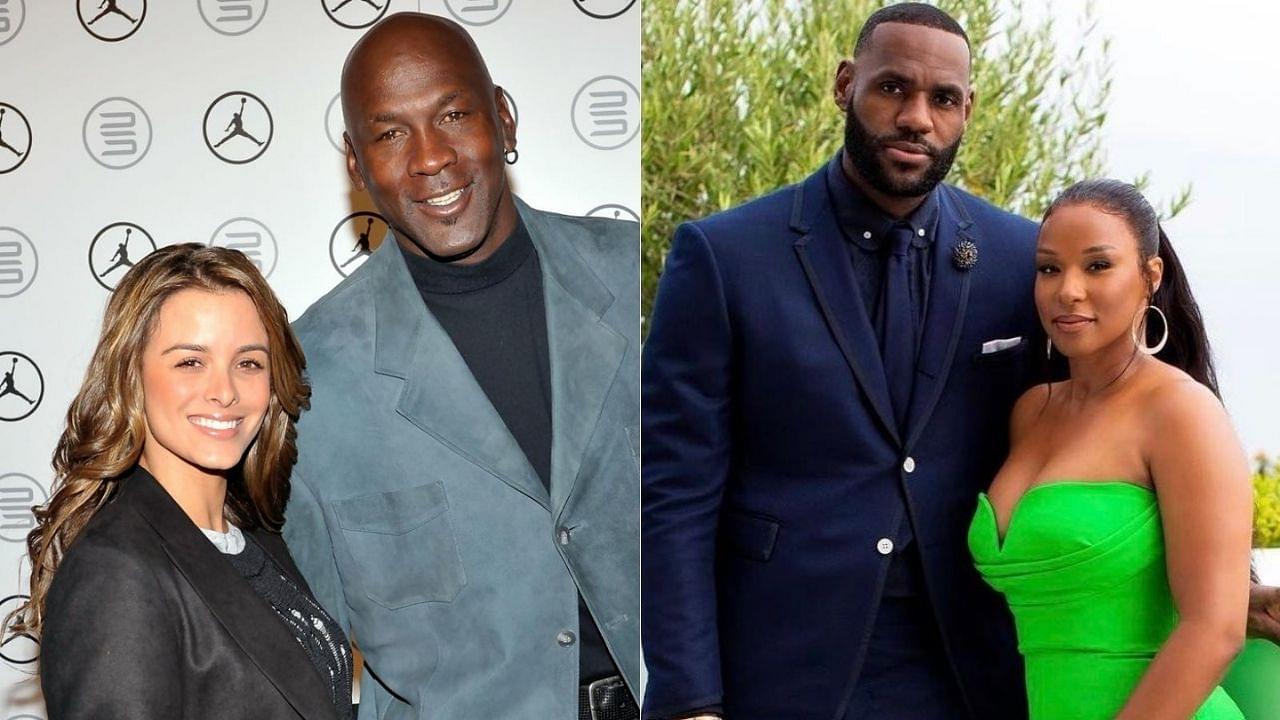 "Michael Jordan got engaged so LeBron James took it personally": When the two GOATs popped the question to Yvette Prieto and Savannah James within a week of each other