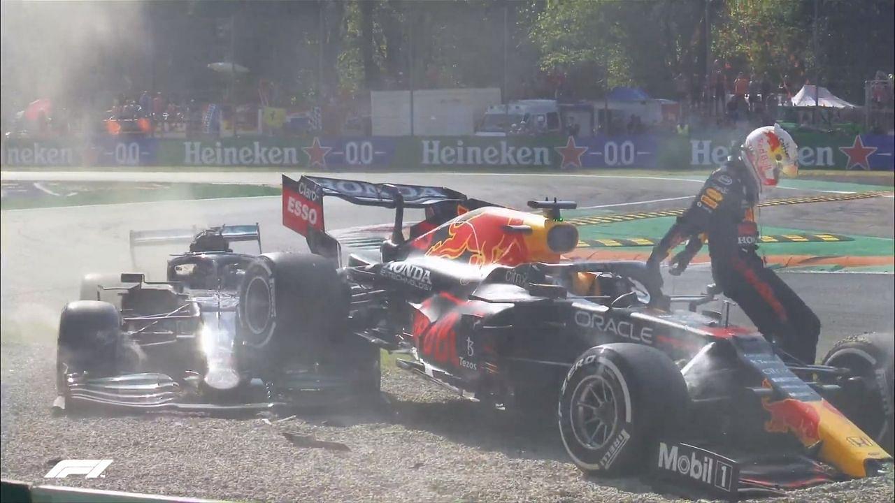 "I'm sure we'll talk when we get to the stewards"– Lewis Hamilton on whether he will talk to Max Verstappen about the collision; blames him for the incident