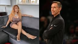 "Steve Nash lost his powers after Nicki Minaj gave him a lap dance": NBA Twitter reacts to viral video of Nets head coach's hilariously awkward moment
