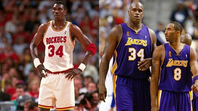“Hakeem Olajuwon schooled Kobe Bryant and Shaquille O’Neal at 37 years old”: How ‘The Dream’ had a vintage performance against the two Lakers legends