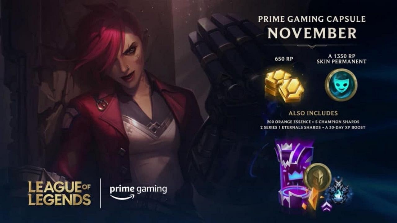 LOL Prime Gaming Riot Games level up the rewards received from League