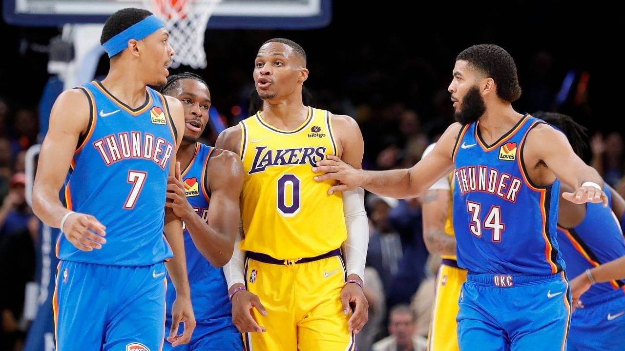 "When sh*t like that happens I don't let it slide... There are a certain things you don't do in sports!": Lakers' Russell Westbrook gives his thoughts on getting ejected for yelling at Darius Bazley