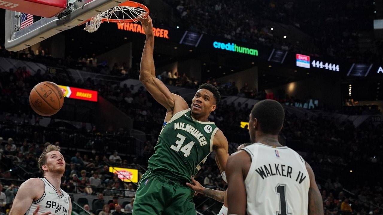"Giannis Euro-stepped 4 players into a dunk": The Greek Freak continues to boss NBA players with his bizarrely powerful and demoralizing dunk package