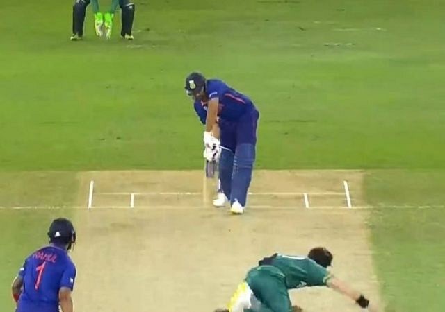 Rohit out today video: Rohit Sharma out for first-ball duck as Shaheeh Shah Afridi finds him plumb in front of the wickets