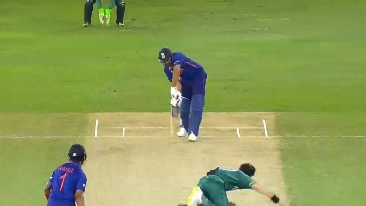 Rohit out today video Rohit Sharma out for first-ball duck as Shaheeh Shah Afridi finds him plumb in front of the wickets