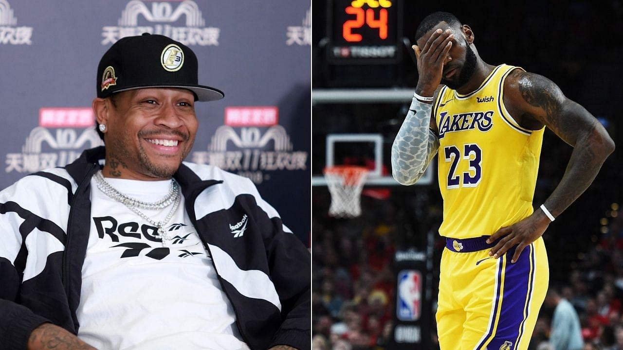 "If LeBron James is the GOAT then he's gotta belong on AI's list": Skip Bayless cites recent Allen Iverson take as ultimate 'gotcha' argument against stans of the Lakers superstar