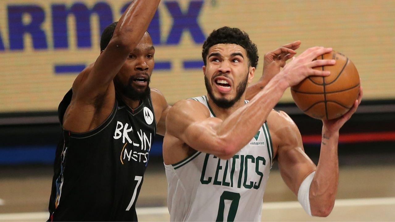 “Kevin Durant is somebody I looked up to growing up”: Jayson Tatum talks about dominating for the Celtics and shows love to the Nets superstar