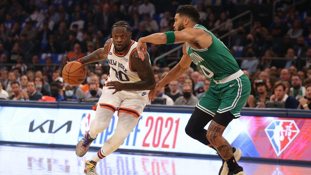"I can't wait to go home and lay in my bed... I don't even know if I'm hungry enough to eat.": Knicks' Julius Randle opens up after a thrilling Double OT win over the Celtics in the Season Opener