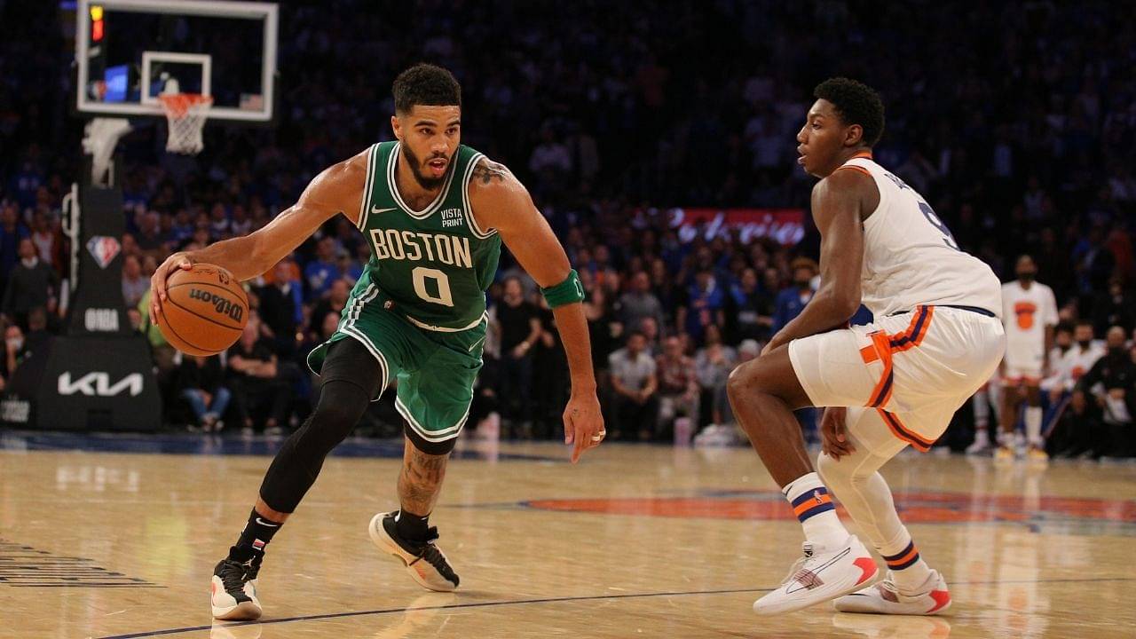Jayson Tatum grinded all off-season then went 7/30 at Madison Square  Garden?!!&quot;: NBA Twitter blasts Celtics star after double-OT loss to Knicks  on opening night - The SportsRush