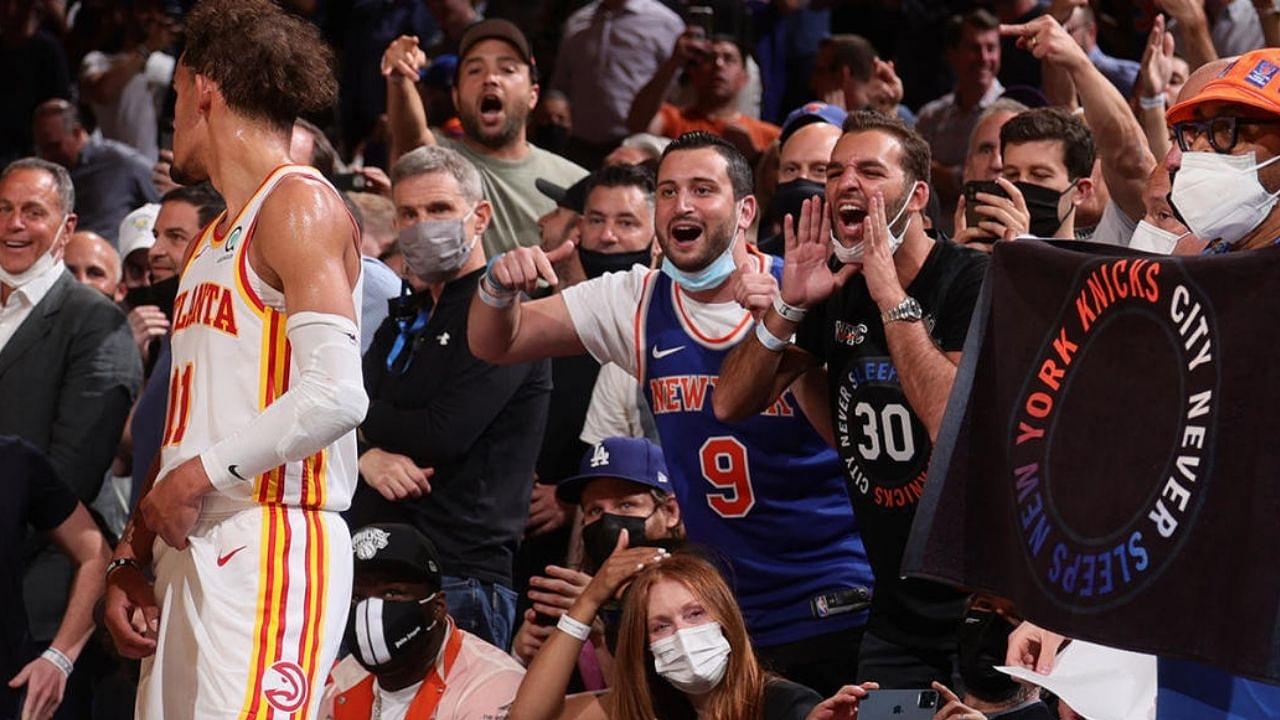 “Tell me something Kevin Durant, don’t you regret not coming to the Knicks?! F*** Trae Young”: Knicks fans go crazy after their double-overtime win against the Boston Celtics