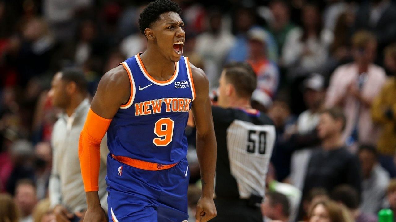 “RJ Barrett exploded for a 35-point night, while Zion Williamson added 35 pounds and rode the bench!”: NBA Twitter reacts as the Knicks guard had a career night against the Pels