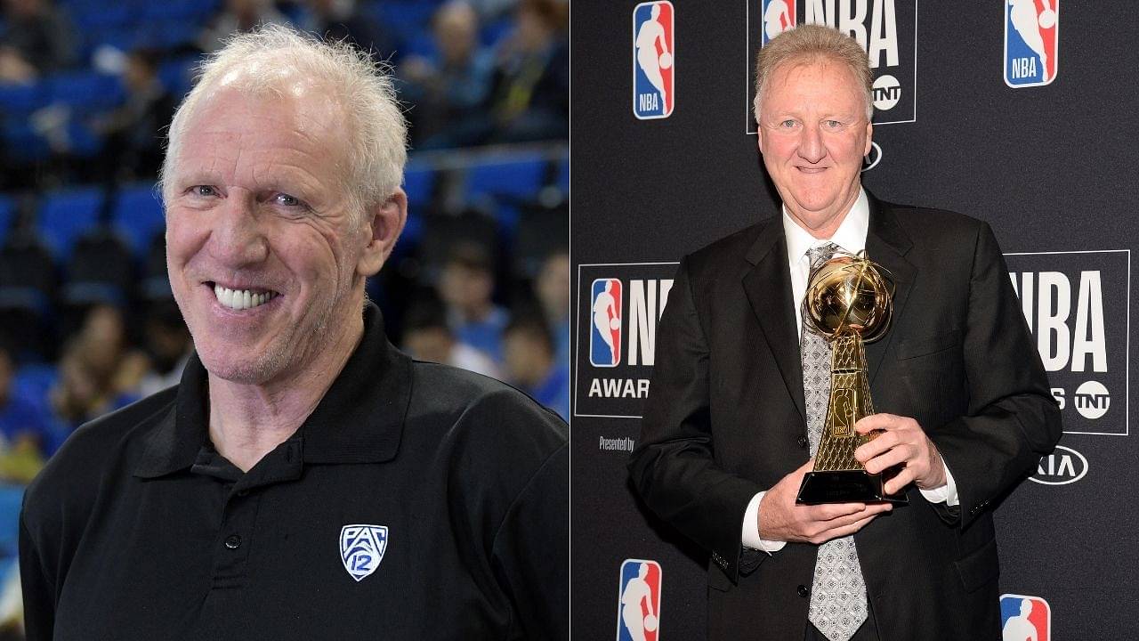 “I was going to have Bill Walton write my speech, but speeches are a lot longer than his career was”: When Larry Bird trolled the Portland legend during his Hall-Of-Fame speech