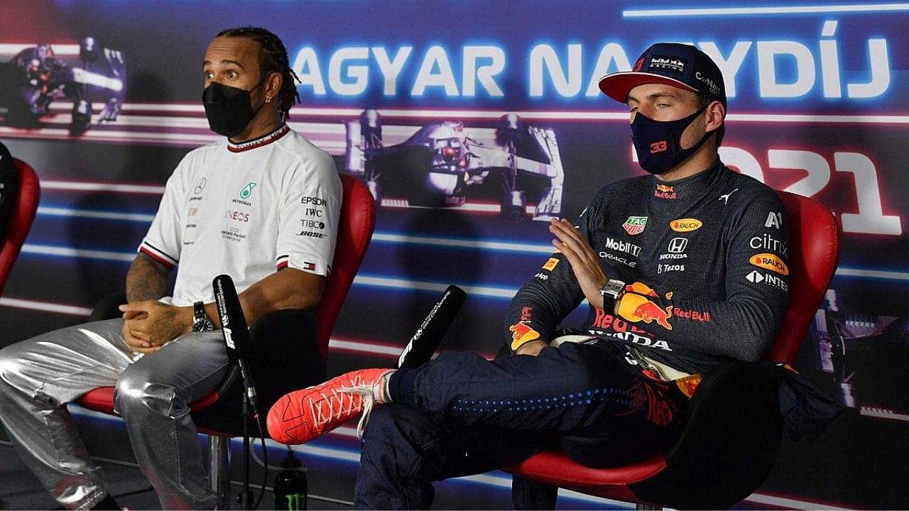"I don't know why it is always brought up": Max Verstappen reacts angrily after reporter suggests possibility of a first lap crash with Lewis Hamilton