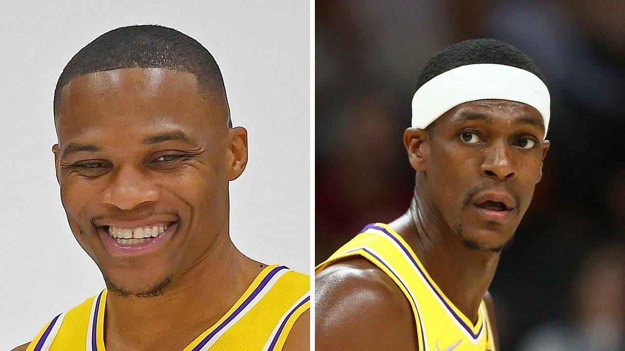 "Rajon Rondo wanted revenge so bad, he fastball'd it into Russell Westbrook's face!": 2017 MVP and 2020 champion end the first quarter for the Lakers