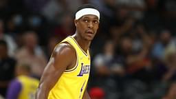 "Rajon Rondo makes interesting hand gesture to the fan": Lakers reserve point guard gets fan expelled after altercation during Suns' blowout win at Staples Center
