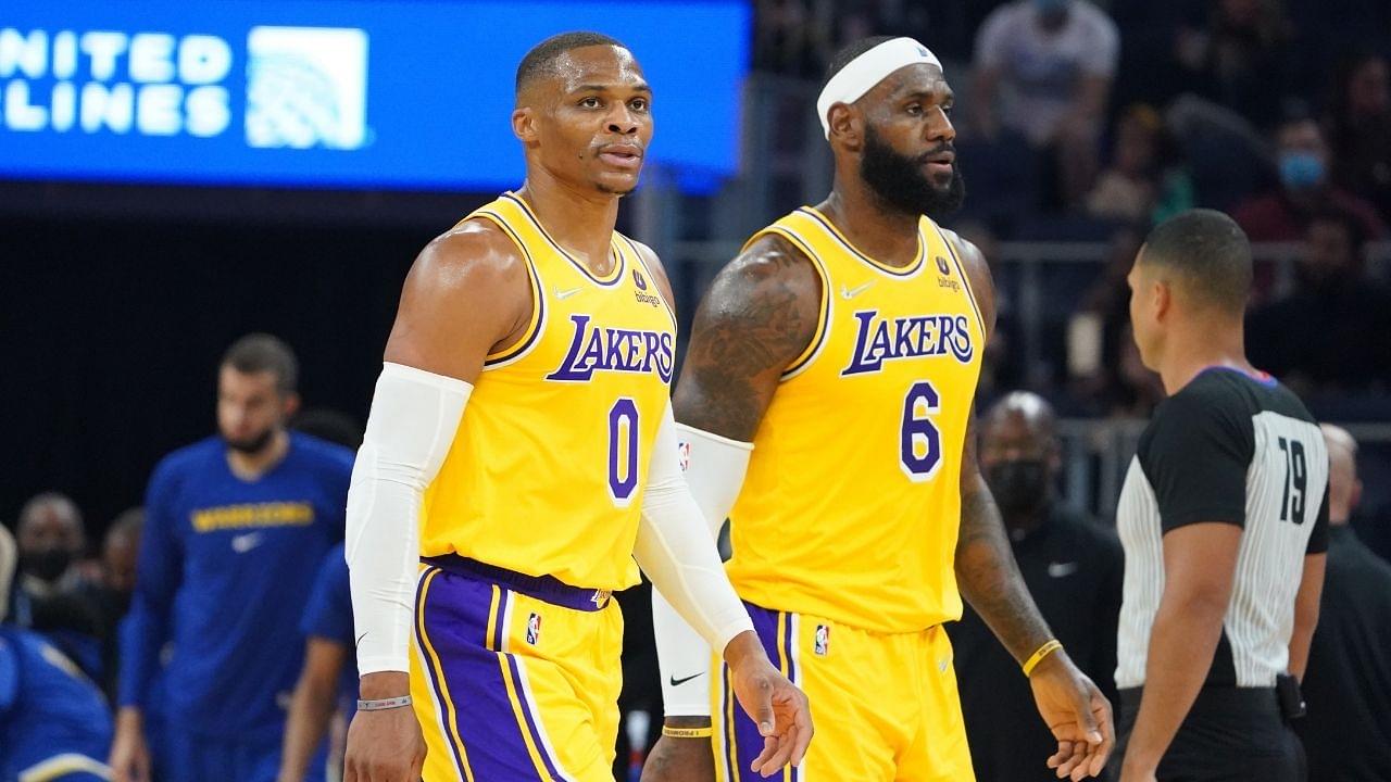 "Russell Westbrook and LeBron James already giving us a glimpse of what to expect this season": Skip Bayless mocks the Lakers' superstars for their poor showing against Stephen Curry and the Warriors